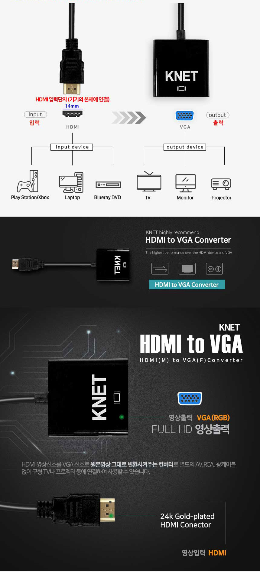 HDMI TO VGA RGB D-SUB 컨버터 변환 젠더 케이블 HDMI HDMI케이블 변환젠더 HDMI변환젠더 변환케이블 HDMI젠더