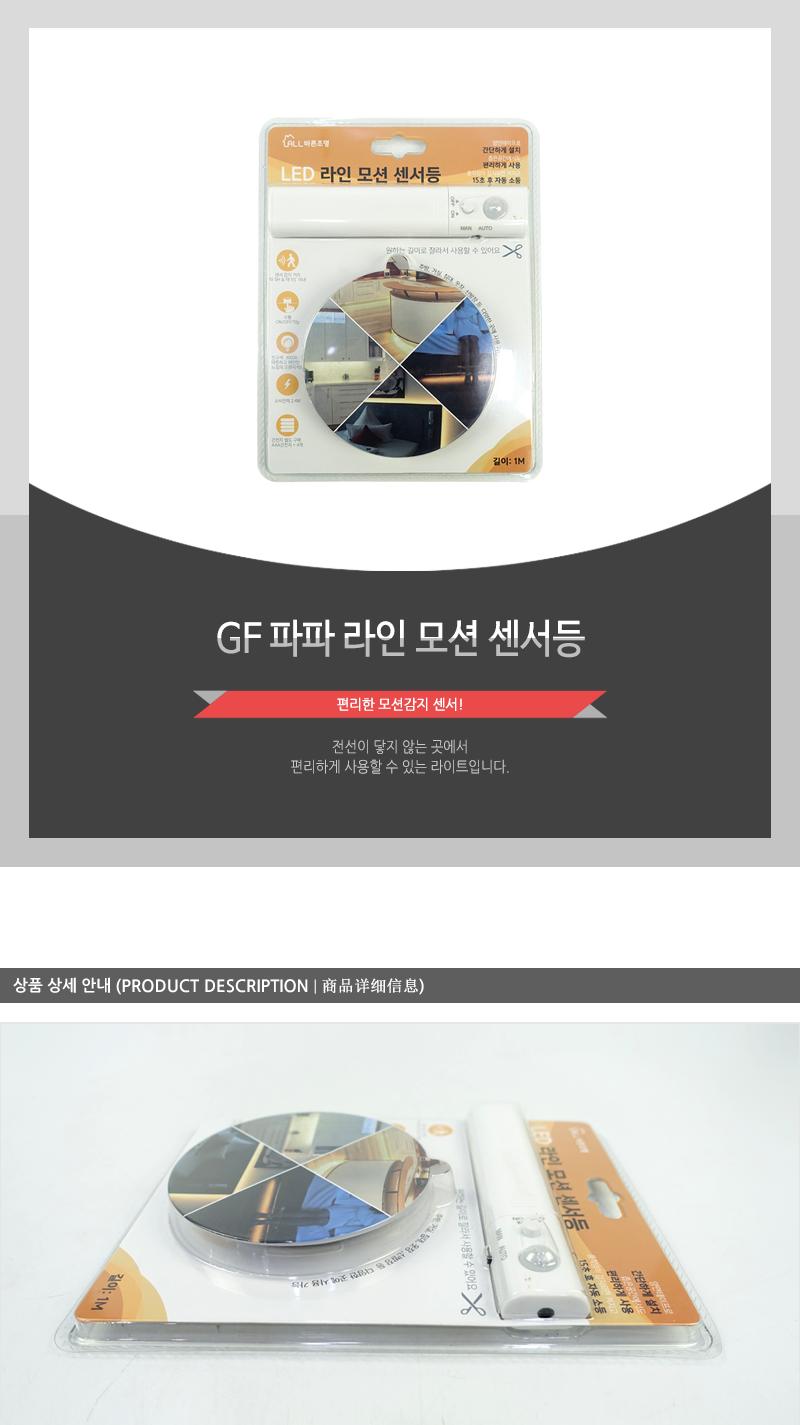 GF 파파 라인 모션 센서등
