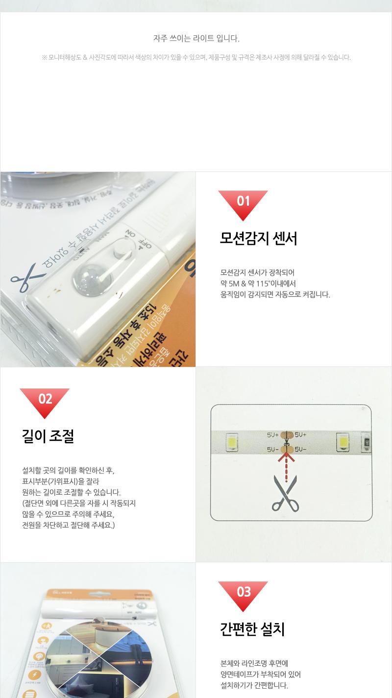 GF 파파 라인 모션 센서등