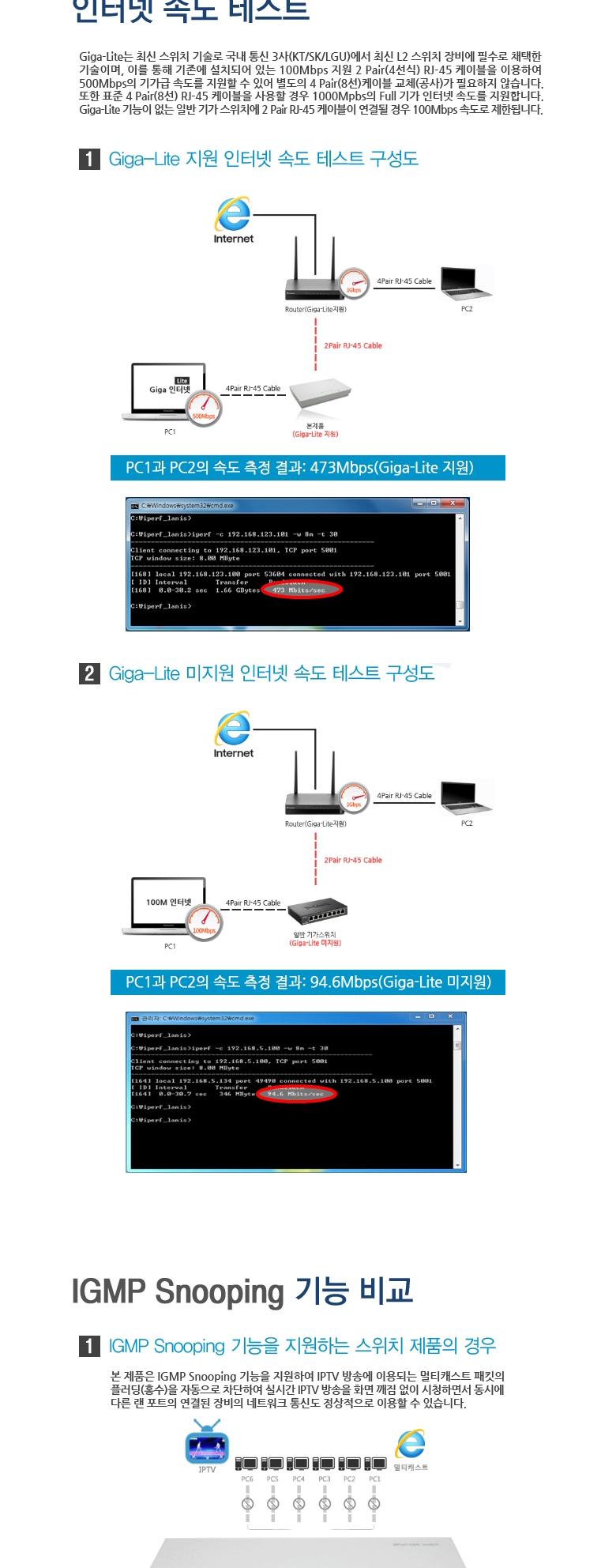 Coms 싱크뷰 8포트 기가 스위치허브 IGMP/네트워크장비/스위치허브/스위칭허브/8포트스위치허브/네트워크연