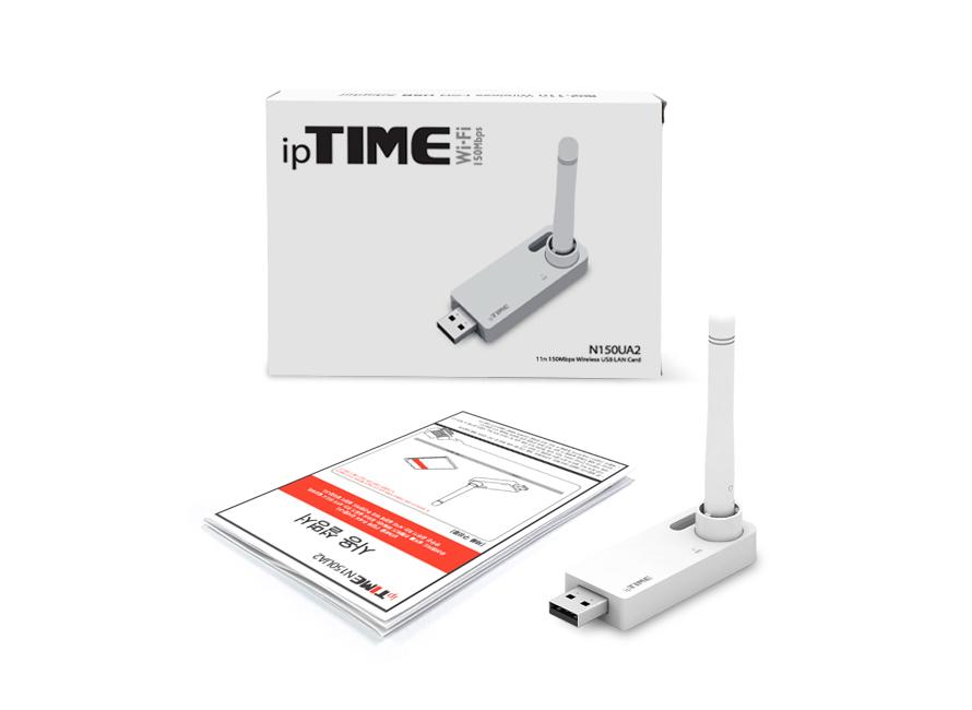 IPTIME N150UA2 USB2.0무선랜카드/랜카드/무선랜카드/무선랜/LANCARD/외장안테나형랜카드/외장안테나형USB