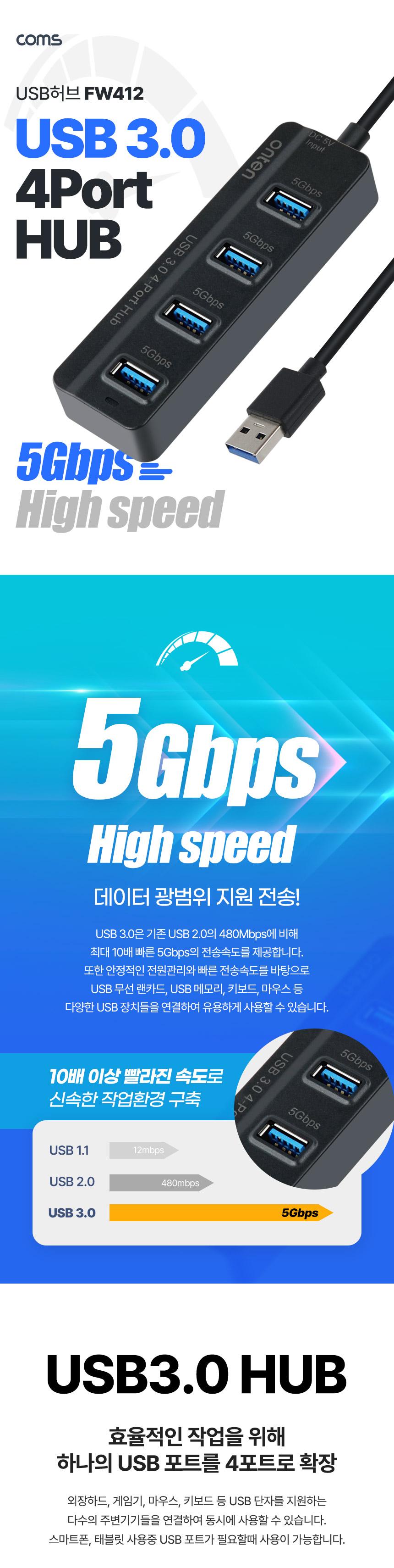 멀티허브/USB허브/USB충전허브/USB충전포트/USB4포트허브/포트허브/4포트USB허브/USB허브케이블/스마트USB