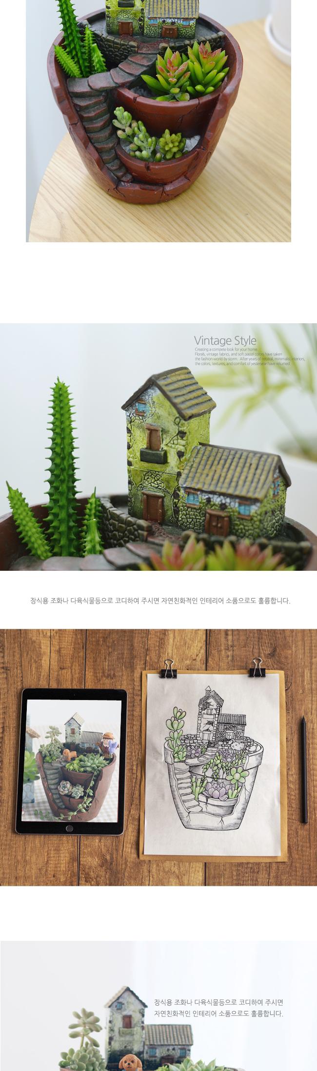 홈가든 인테리어 화분(동화의집)/집들이선물/선물용화분/미니화분/소형화분/장식화분/인테리어화분/조경화