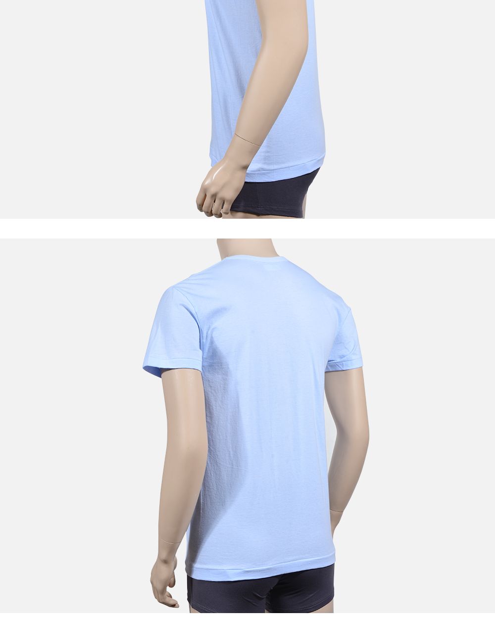 (95 블랙) (트라이)(칼라T셔츠)착용감 좋은 순면 베이직 컬러 남성 반팔런닝/여름런닝/반팔런닝/남자런닝/