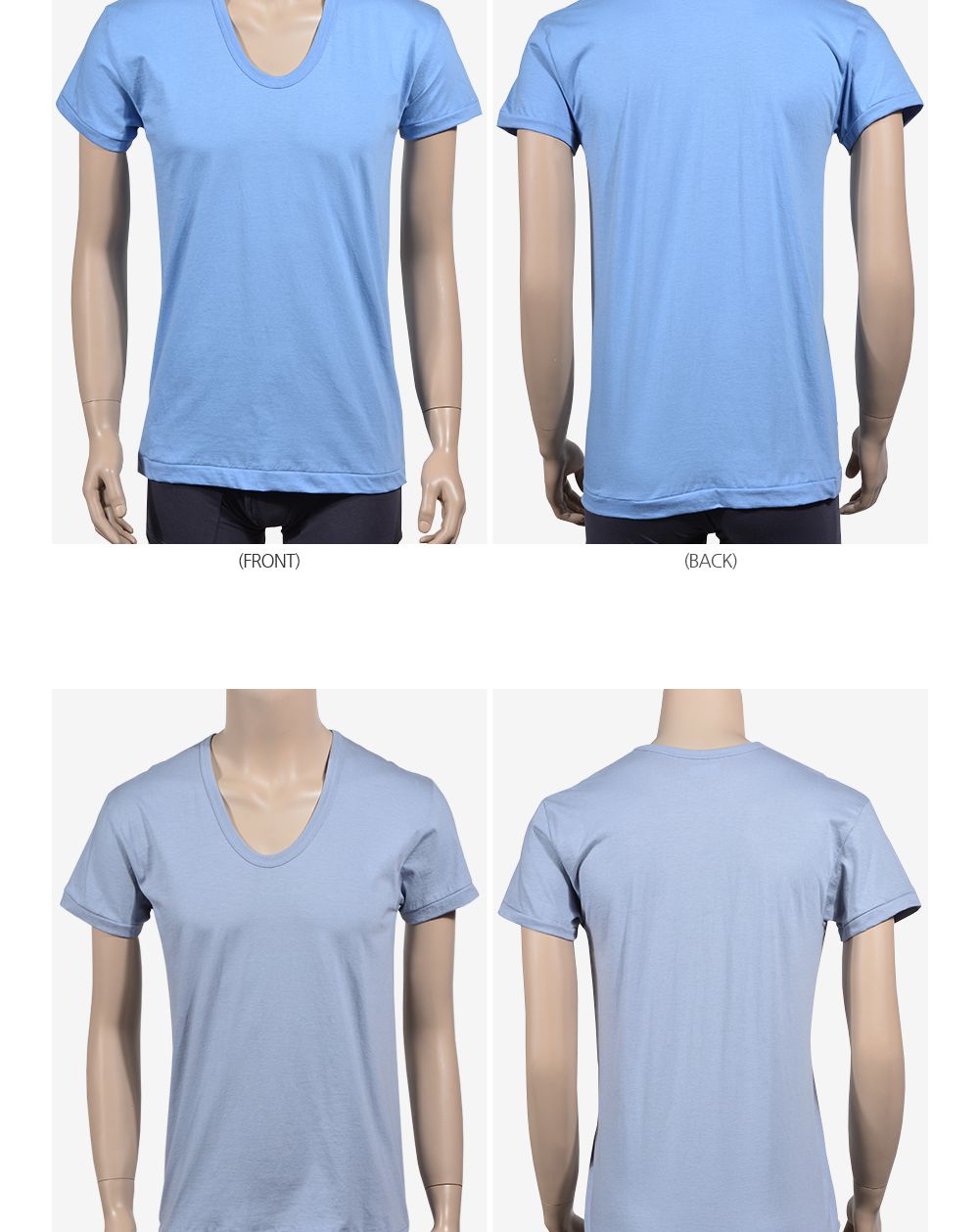 (95 블랙) (트라이)(칼라T셔츠)착용감 좋은 순면 베이직 컬러 남성 반팔런닝/여름런닝/반팔런닝/남자런닝/