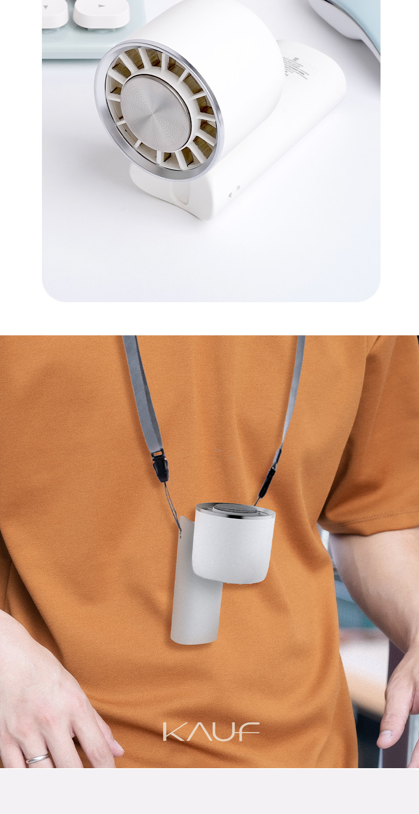 카프)휴대용 접이식 냉각 선풍기(KF-FHF02)/냉각선풍기/무선선풍기/휴대용핸디선풍기/핸디용선풍기/선풍기/