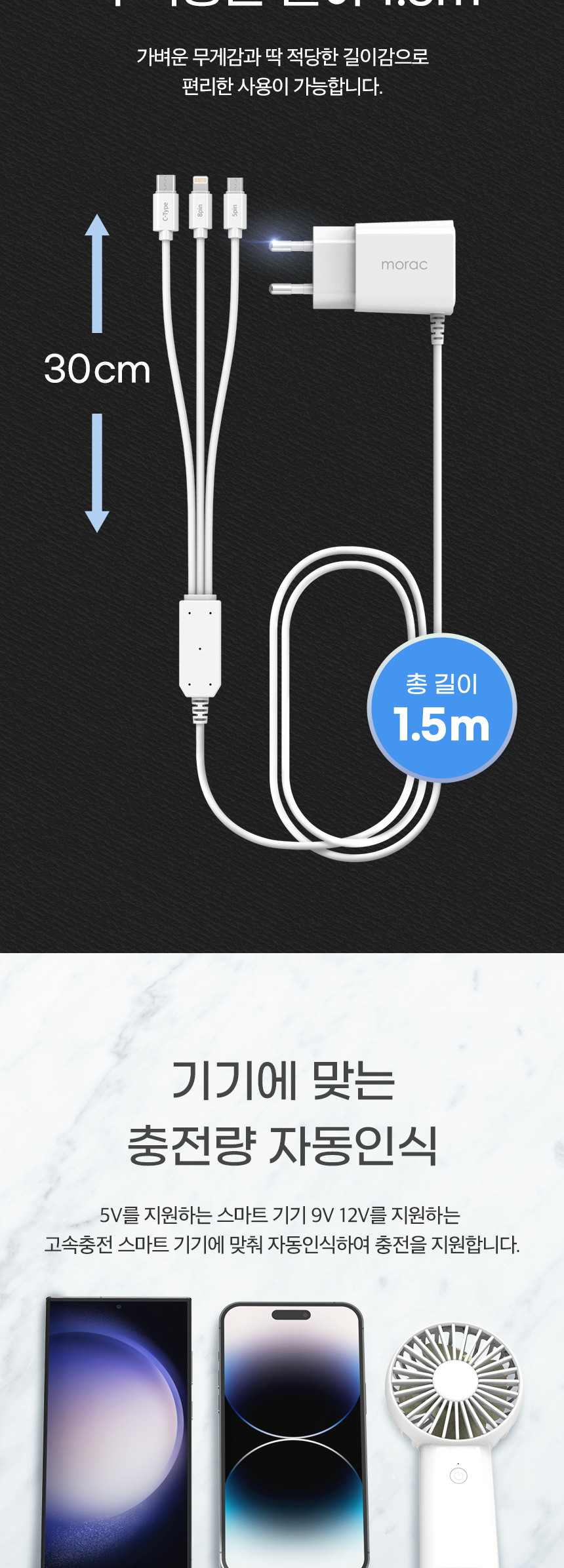 충전선/휴대폰충전기/고속충전기/고속충전케이블/C형충전선/C타입충전선