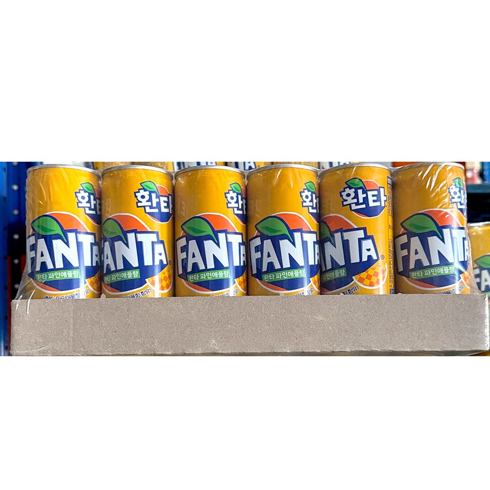 코카콜라 파인애플 환타 250ml 30개/환타음료/환타/탄산음료/파인애플탄산음료/파인애플환타/과즙탄산음료/