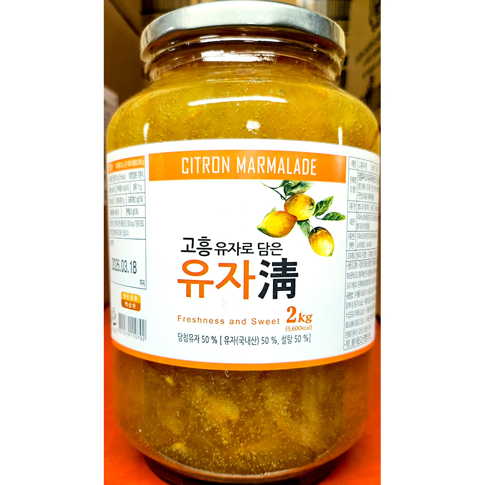 유자청(파낙스FB 고흥 2K)/유자청/액상유자차/유자음료/액기스차/유자액기스차/과일청/사무실차/가정용차/