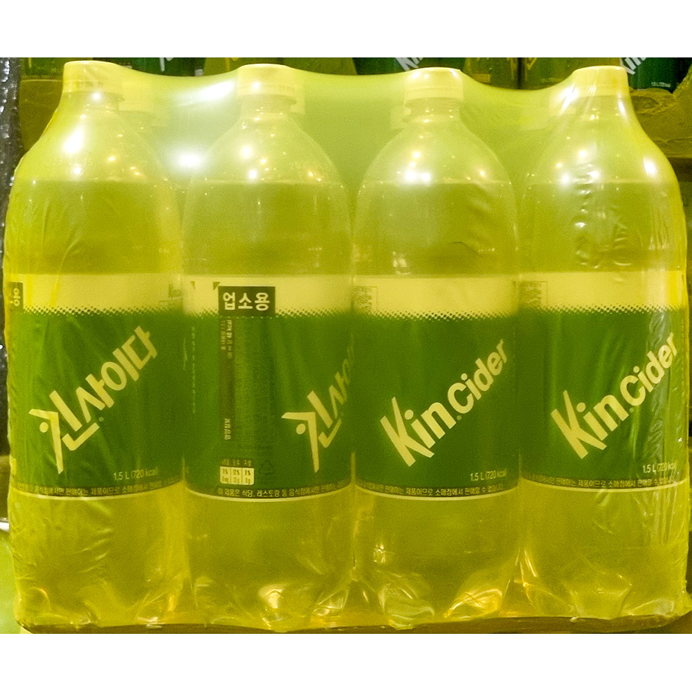 킨 사이다 1.5L 업소용 12개/음료/탄산/탄산음료/사이다/사이다음료/사이다음료수/음료수/탄산음료수/청량