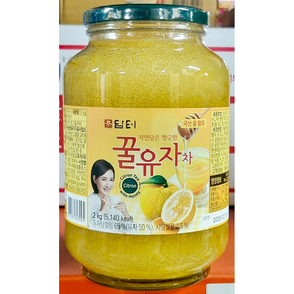 꿀유자차 담터 병 2K/겨울차/선물용차/유자청/유자차/꿀유자차/꿀유자차/따뜻한차