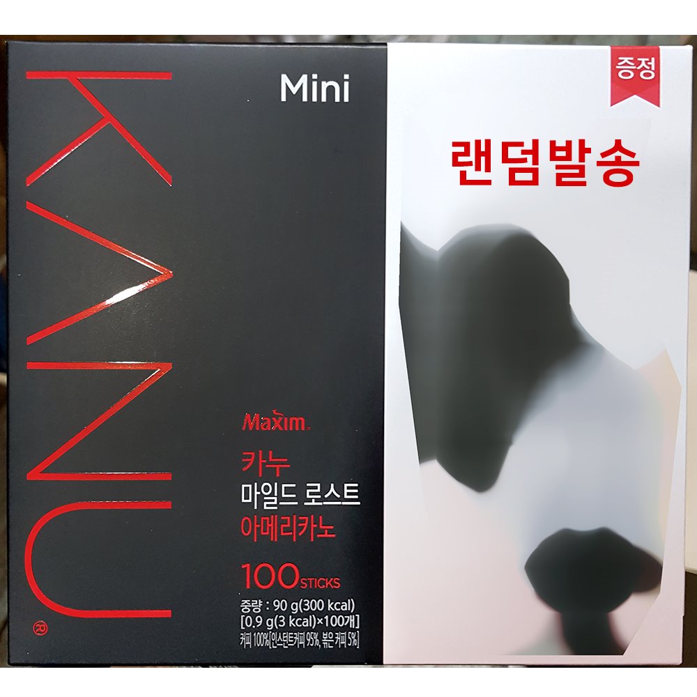 카누(아메 마일드로스트 0.9g x 100T)/아메리카노/마일드로스트/커피원두/원두커피/아메리카노스틱/디저트