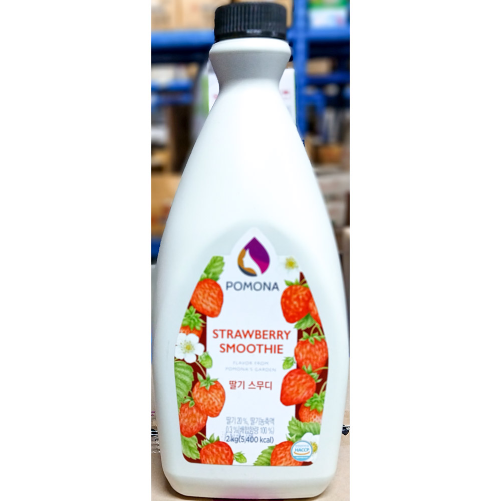 딸기스무디 포모나 2K/맛있는딸기스무디/딸기/스무디/스무디딸기/음료베이스/액상음료베이스/딸기음료베이