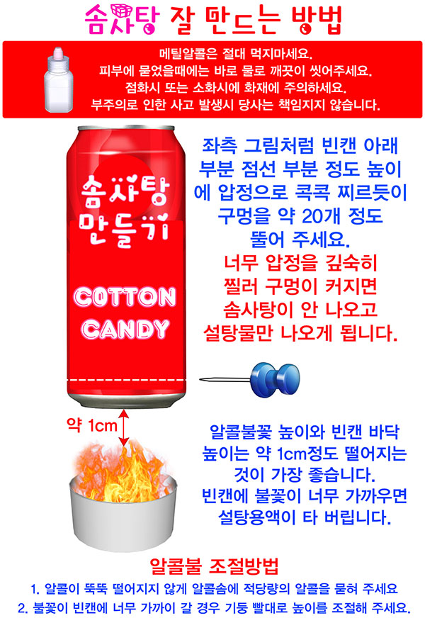 향앤미과학 솜사탕 만들기/과학교구/학습교구/과학학습교구/과학키트/과학교재/과학학습키트/솜사탕만들기/