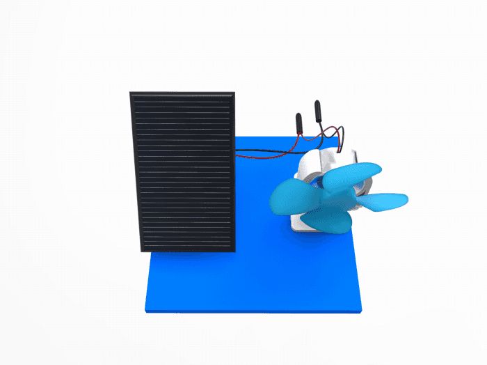 뉴 각도조절 태양광선풍기/과학교구/선풍기/태양광선풍기/가정용과학교구/가정용선풍기/가정용태양광선풍기