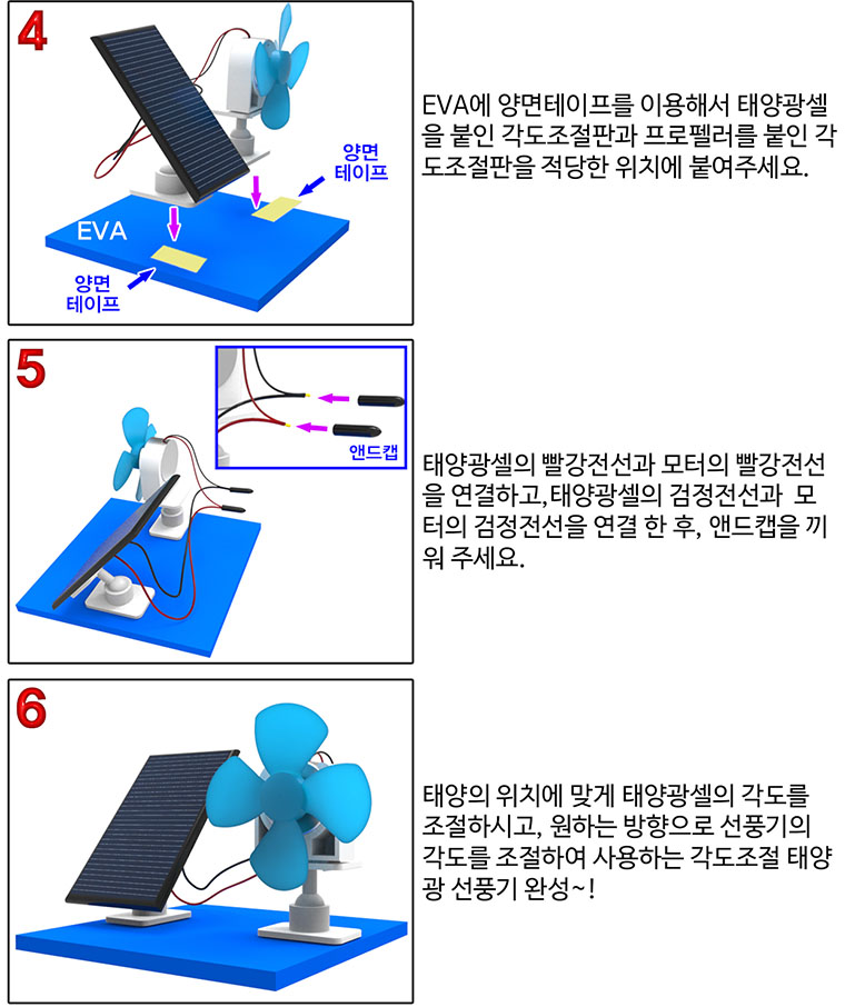 뉴 각도조절 태양광선풍기/과학교구/선풍기/태양광선풍기/가정용과학교구/가정용선풍기/가정용태양광선풍기