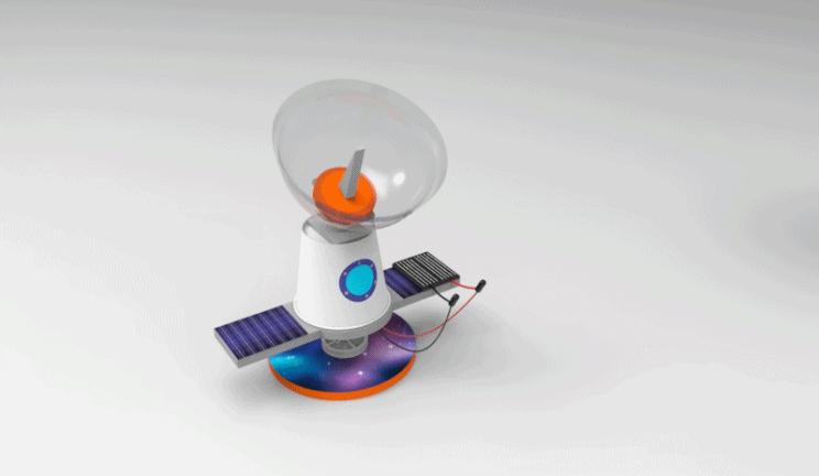 태양광 회전 인공위성/과학만들기/과학키트/과학상자/인공위성/회전인공위성/태양광인공위성/태양광회전인