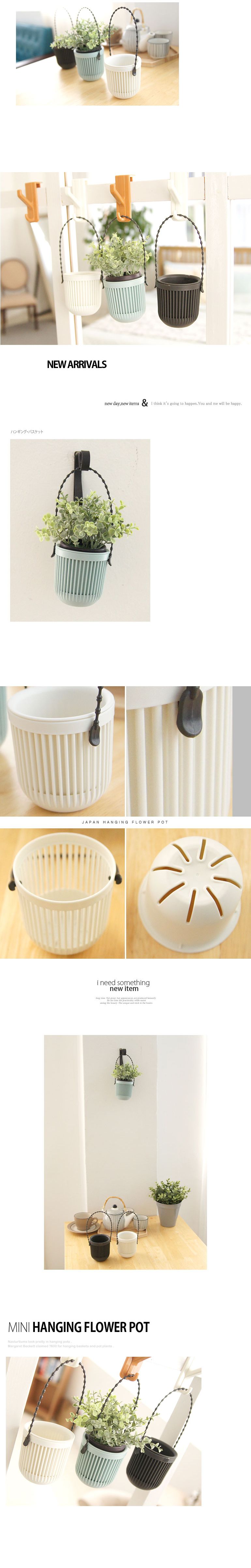 이노마타 미니 행잉화분 랜덤컬러/화분/걸이화분/꽃화분/플라워화분/식물화분/화분걸이/행잉화분/미니화분/