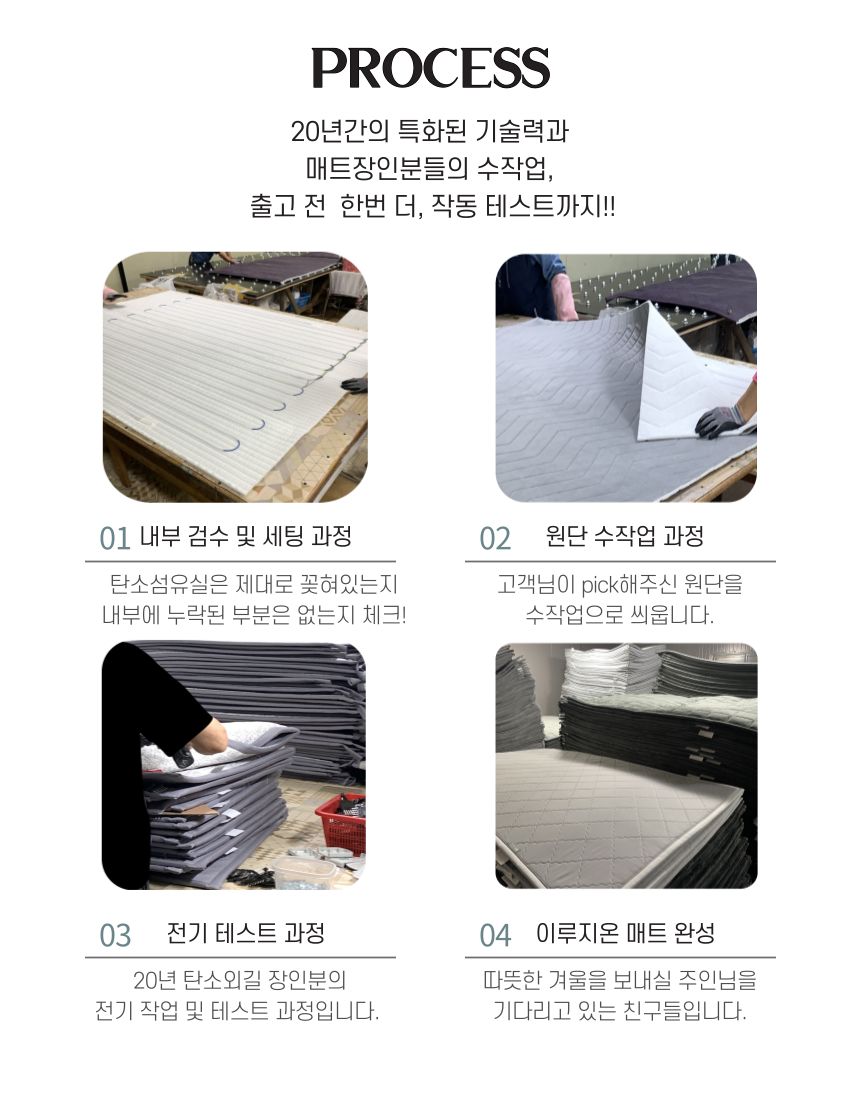 탄소매트 온열 숯 더블 2인용 분리난방 면/전기장판/전기요/장판/겨울장판/거실장판/침대전기장판/침대전기