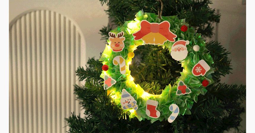 크리스마스 스티로폼 리스 만들기/리스/리스제작/리스만들기/크리스마스리스/크리스마스리스만들기/스티로