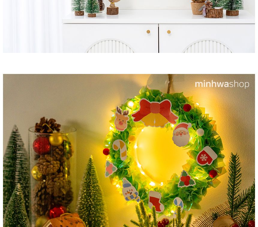 크리스마스 스티로폼 리스 만들기/리스/리스제작/리스만들기/크리스마스리스/크리스마스리스만들기/스티로