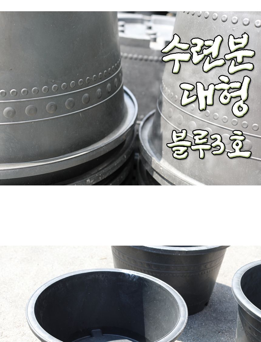블루수련분대형 3호 수생식물기르기 수련분갈이/수생식물용화분/수련화분/수련분갈이화분/수련분/블루수련