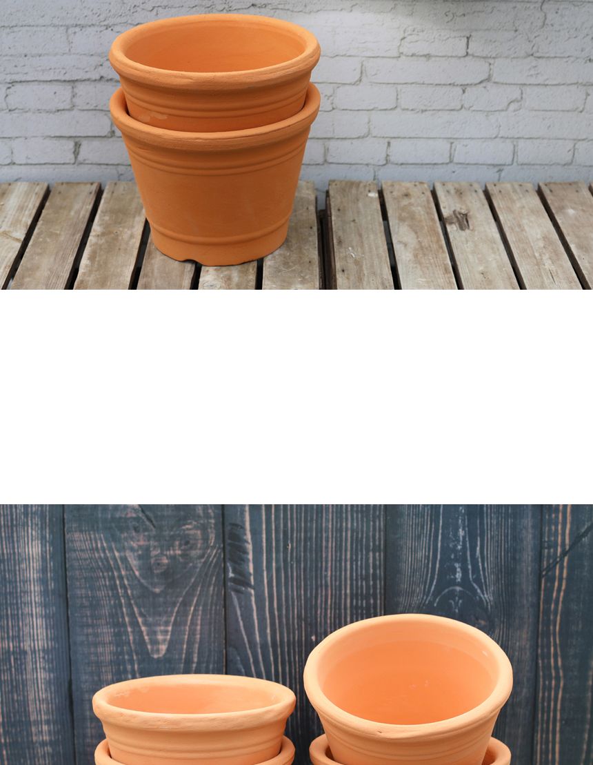 이랑 국내산토분 대(1+1) - 화분 통기투습 굿/튼튼한화분/도자기화분/심플한화분/집들이화분/도자기공방/귀