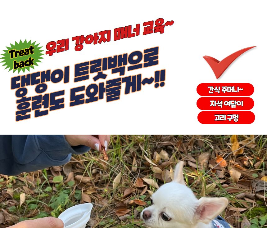 강아지 간식 가방 트릿백/훈련용간식가방/외출간식가방/강아지간식가방/사료가방/간식가방/간식백