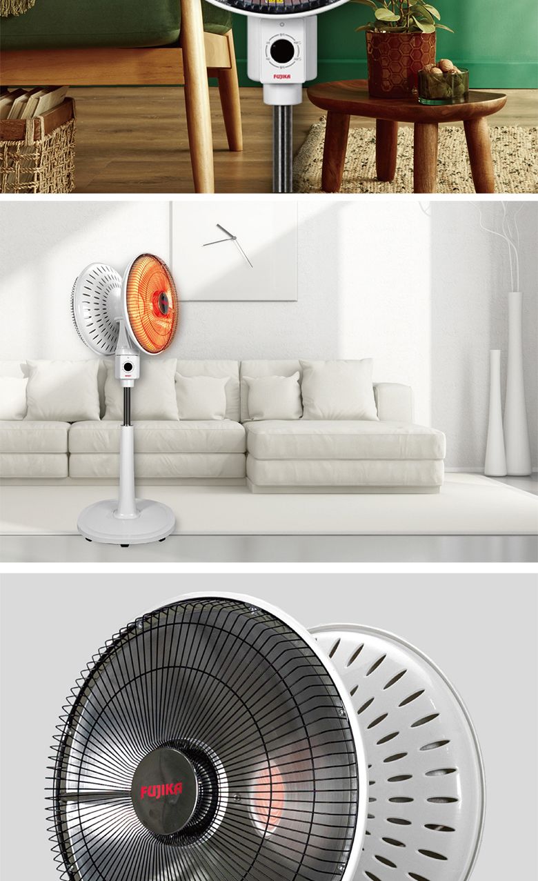 후지카 양면 스탠드 선풍기형 하이라이터 전기히터/전기히터난로/겨울난방용품/사무실난방기/업소용난방기/