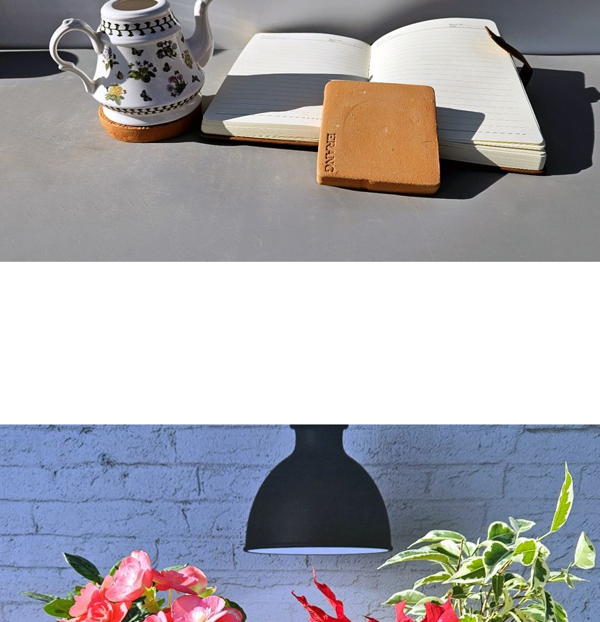 이랑 국내산 수제 B12토분과 토분받침세트 - 환경친화/화분/토분/빈티지화분/빈티지토분/식물화분/꽃화분/