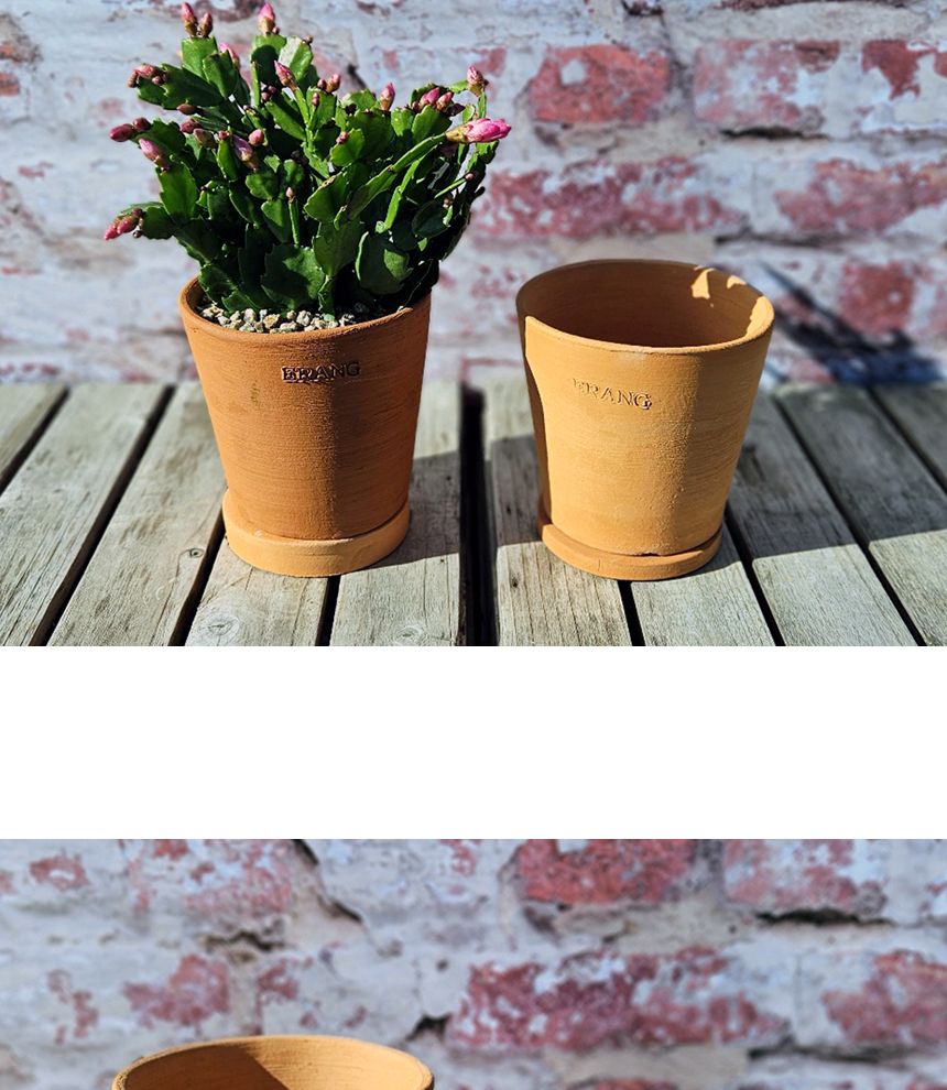 이랑 국내산 수제 B13토분과 토분받침세트 - 환경친화/화분/토분/빈티지화분/빈티지토분/식물화분/꽃화분/