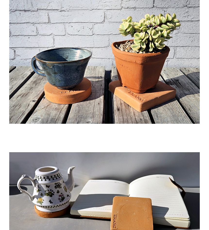 이랑 국내산 수제 B14토분과 토분받침세트 - 수공예/화분/토분/빈티지화분/빈티지토분/식물화분/꽃화분/모