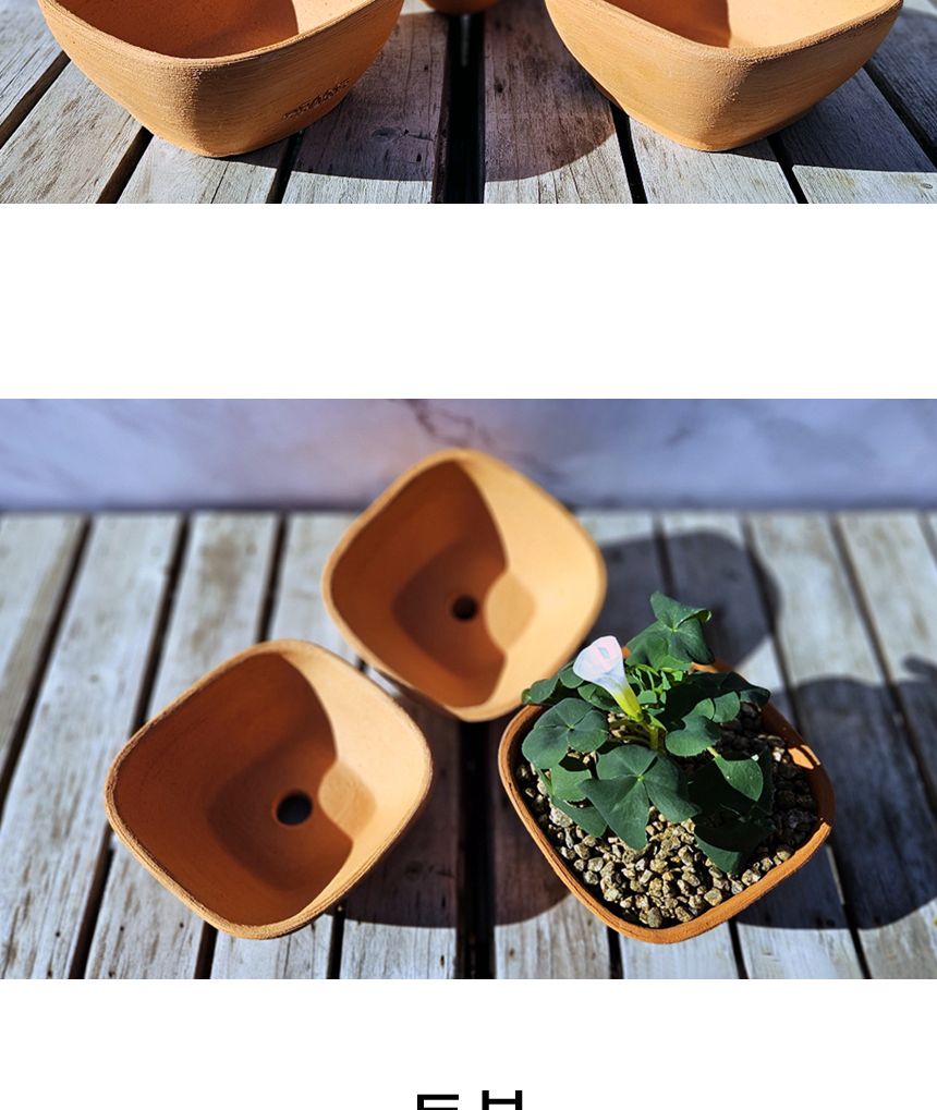 이랑국내산 수제 토분 B16- 수공예 공기정화식물화분/화분/토분/빈티지화분/빈티지토분/식물화분/꽃화분/모