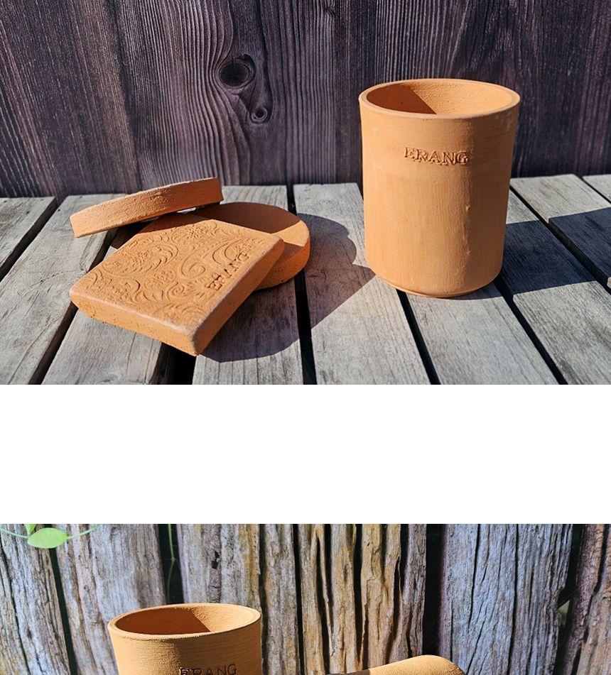 이랑 국내산 수제 B17토분과 토분받침세트 - 수공예/화분/토분/빈티지화분/빈티지토분/식물화분/꽃화분/모