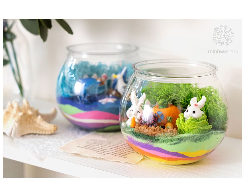 색모래 테라리움 만들기 키트/테라리움만들기/테라리움만들기키트/색모래테라리움/어린이미술놀이/어린이미