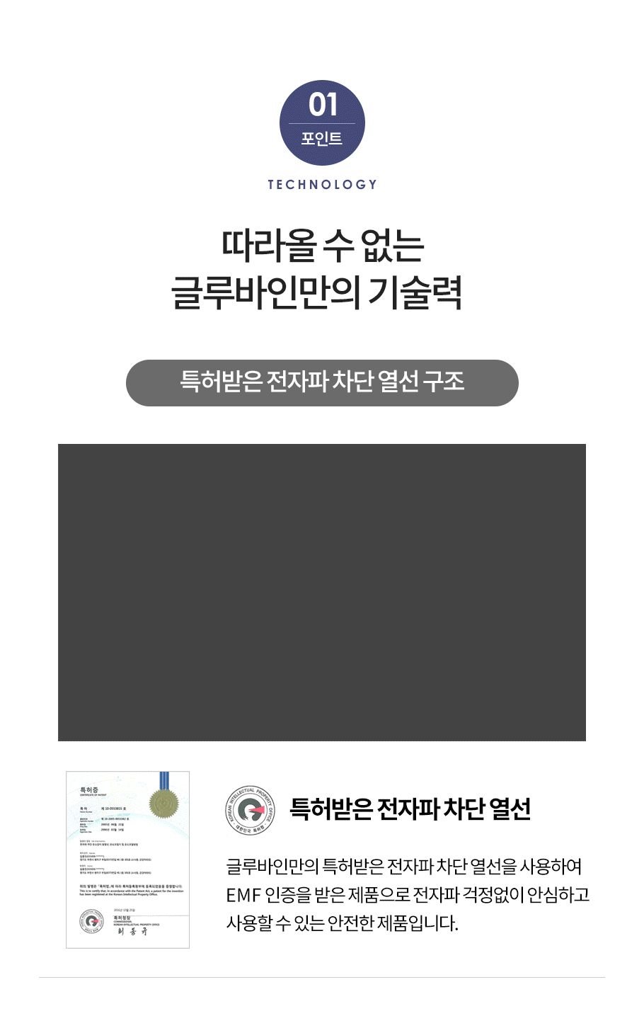 글루바인 전자파안심 타이머 물세탁 전기요 GK-832/전기장판/전기매트/전기요/타이머전기장판/타이머전기매