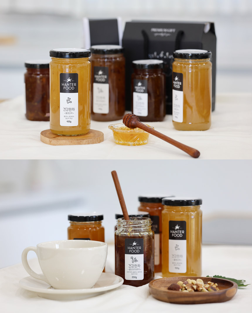 국내산 수제 꿀생강차. 250g/꿀생강차/생강차/생강음료/생강차음료/차음료/액상차/생강/생강청/차류/생강청