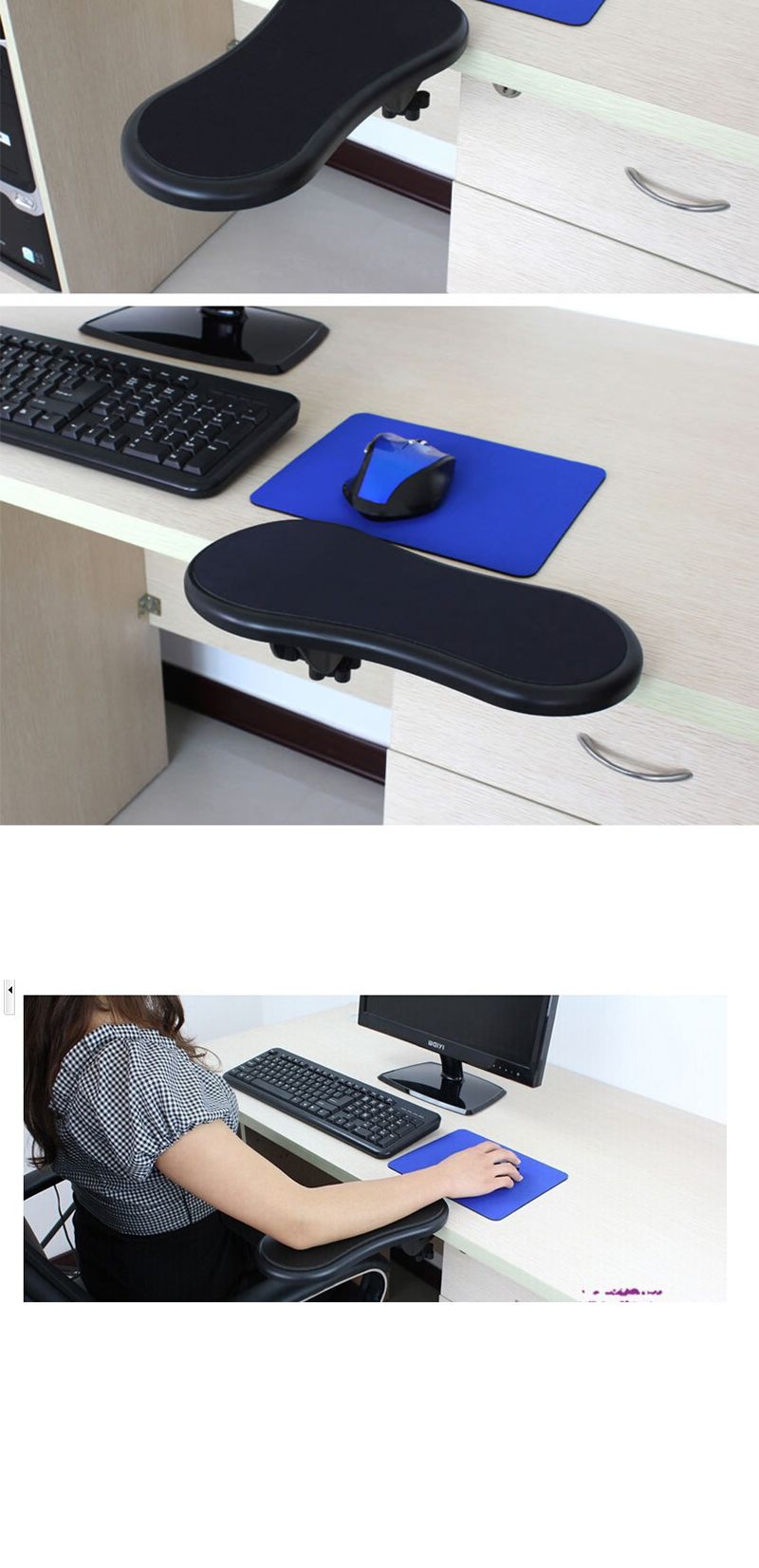 마우스 책상 받침대/마우스책상받침/팔목보호받침/팔목보호받침대/컴퓨터팔보호받침대/컴퓨터팔보호받침/책