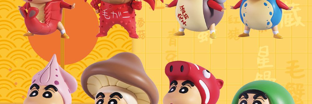 52toys 짱구 푸드시리즈 랜덤 피규어 1개입 단품/캐릭터피규어/애니피규어/인테리어피규어/피규어만들기/소