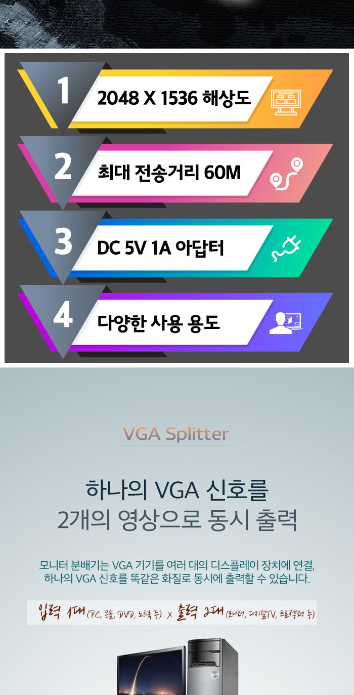 12분배기/컴퓨터분할기/12분할기/모니터분할기/VGA분할기/VGA분배기/분배기/컴퓨터분배기/분할기/모니터분