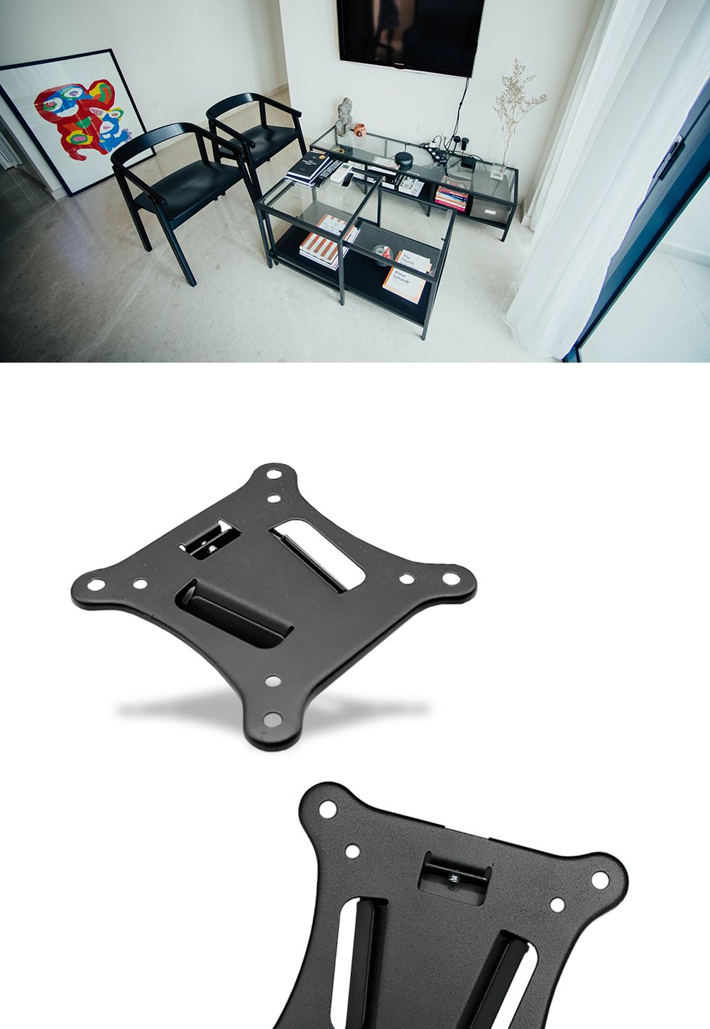 (APL-101F) ANYPORT 엘디엘 마운트 벽걸이 고정형 모니터 TV 브라켓/모니터브라킷/모니터브래킷/벽걸이티비