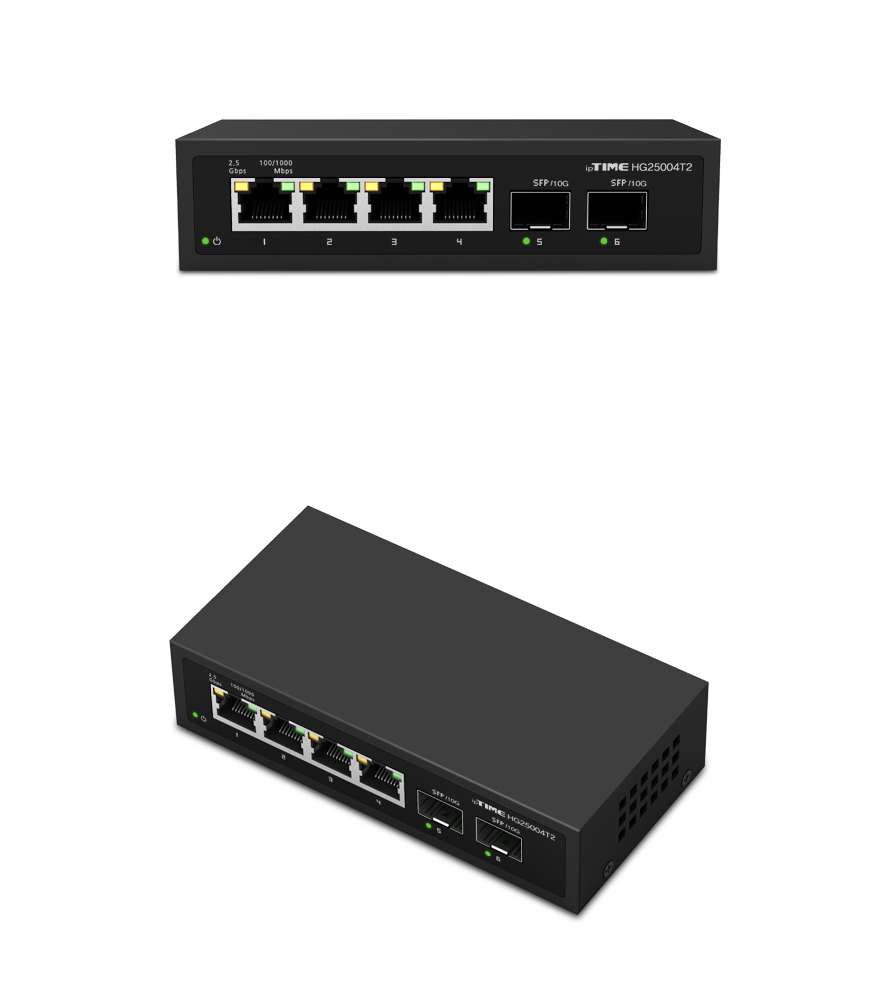 ipTIME HG25004T2 4포트 2.5G 스위칭허브/와이파이허브/4포트허브/4포트스위칭허브/스위칭허브/허브/공유기