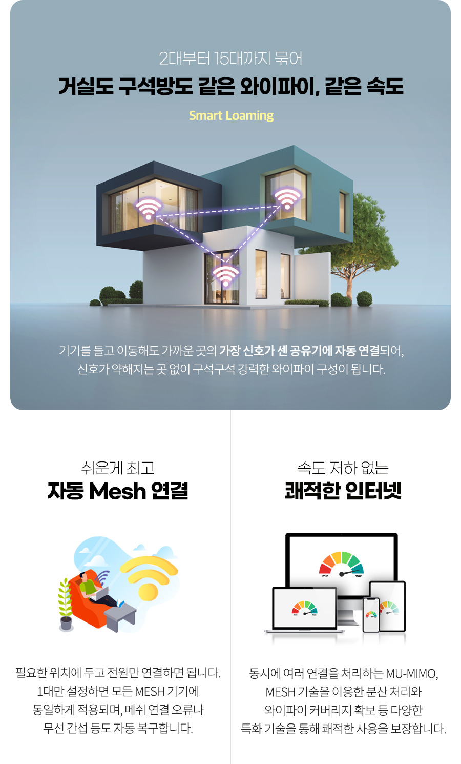 네티스 MEF01 Mesh AC1200 WAVE2 유무선공유기/네티스유무선공유기/와이파이6공유기/가정용유무선공유기/사