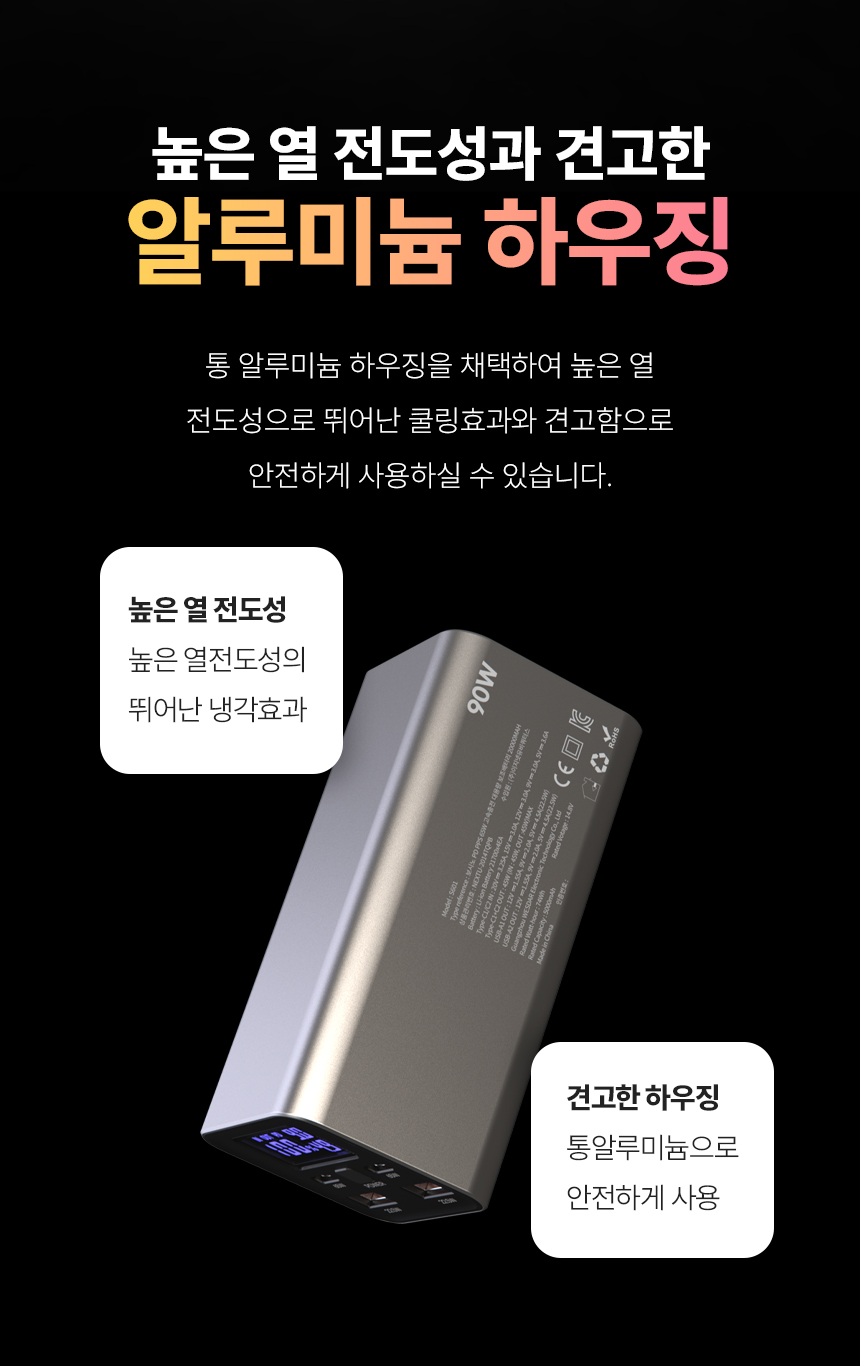 넥스트유 보시노 고속 충전 65W 20000 보조배터리/20000보조배터리/고속충전보조배터리/보조배터리/스마트