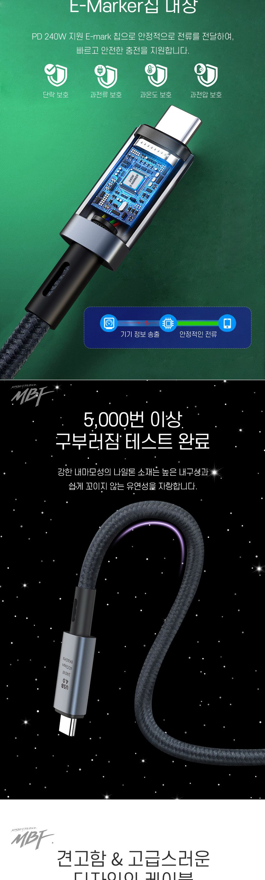 CTOC타입초고속케이블/USB40CTOC타입초고속케이블/USB40C타입/C타입충전케이블/USB40C타입초고속케이블/데