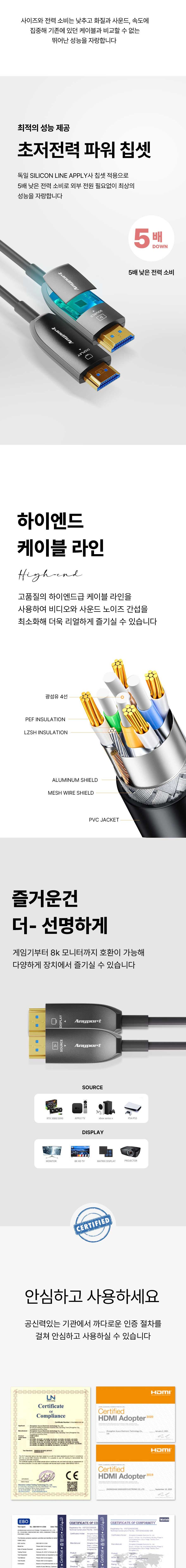 고급광케이블/다용도광케이블/HDMI광케이블/컴퓨터케이블/광케이블/전송케이블/모니터케이블/HDMI케이블/PC