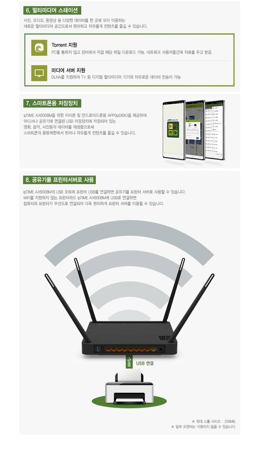 ipTIME AX6008M WIFI6 듀얼 밴드 유무선 공유기/공유기/인터넷연결공유기/듀얼밴드유무선공유기/PC공유기/