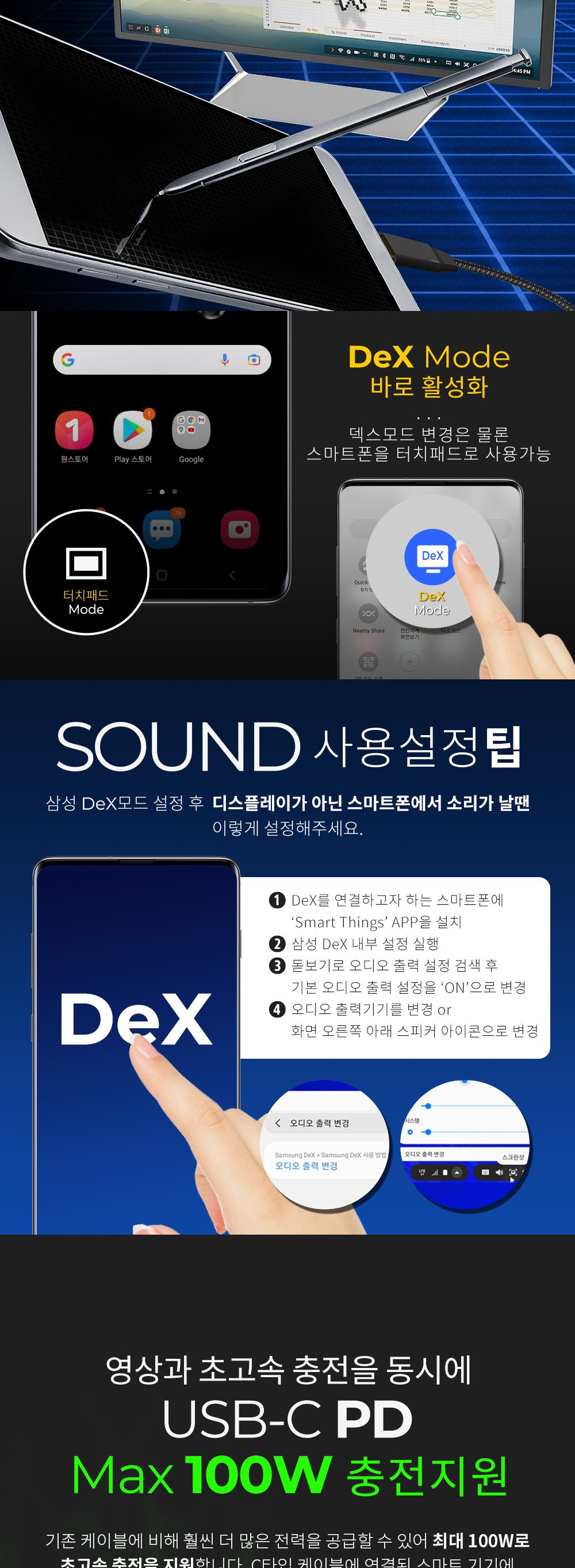미러링케이블/데이터전송케이블/충전케이블/C타입TOHDMI미러링케이블/고속충전케이블/케이블/C타입충전케이