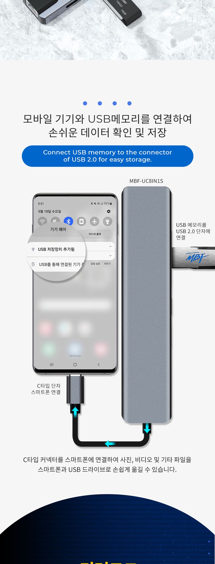 C타입/USB멀티허브/맥북젠더/USB31허브/튼튼한외관/감각적디자인/USBC타입컨버터/휴대하기좋은크기/노트북