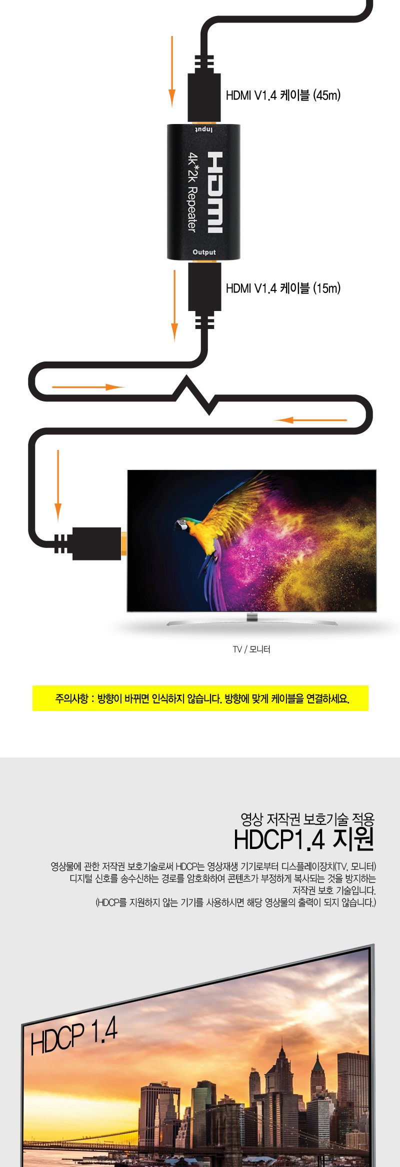 신호증폭장치/4KHDMI연장리피터/영상전송HDMI리피터/연장리피터/HDMI/영상전송리피터/HDMI연장리피터/HDMI